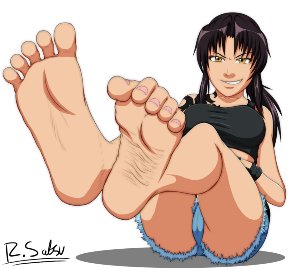 Revy's dangerous feet