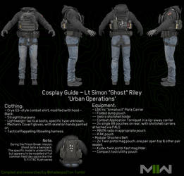 Cosplay Guide - Ghost - Urban Operations