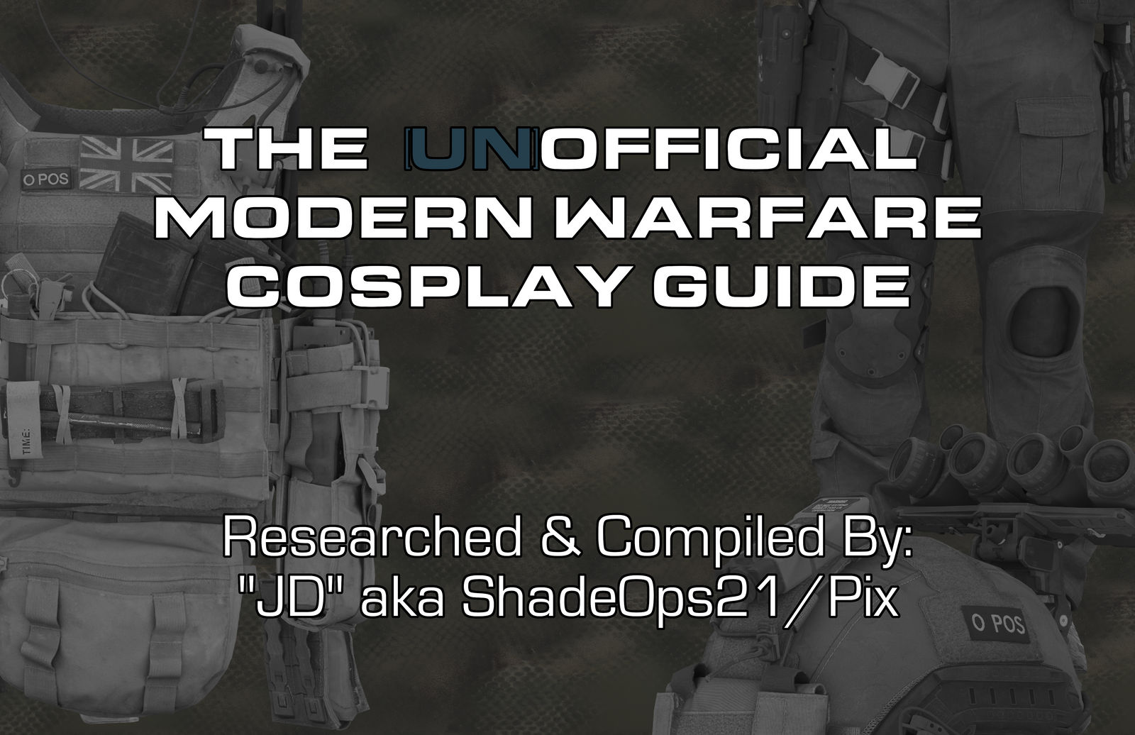 Cod Cosplay Guide The Unofficial MW Cosplay Guide - V1.0.1 by shadeops21 on DeviantArt