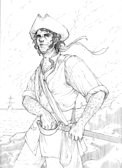 Friday Night Pirate Doodles.