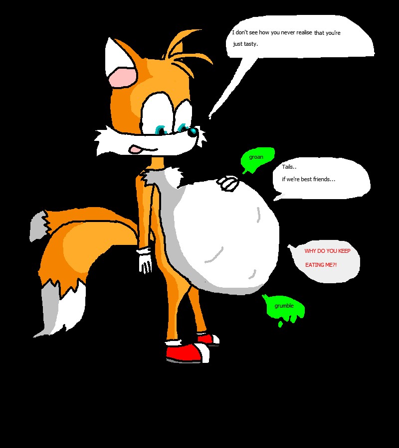 Tails eats sonic...again XD by koopachris on DeviantArt.