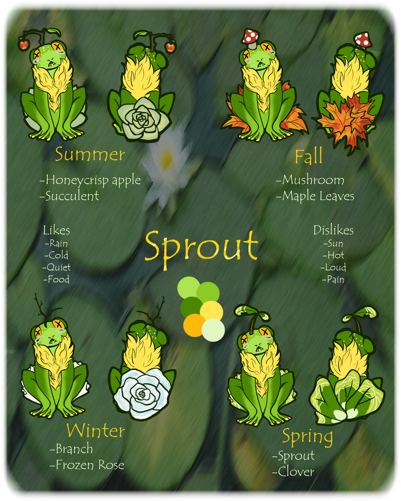 Sprout Ref Sheet | Commission by Lightsnest on DeviantArt