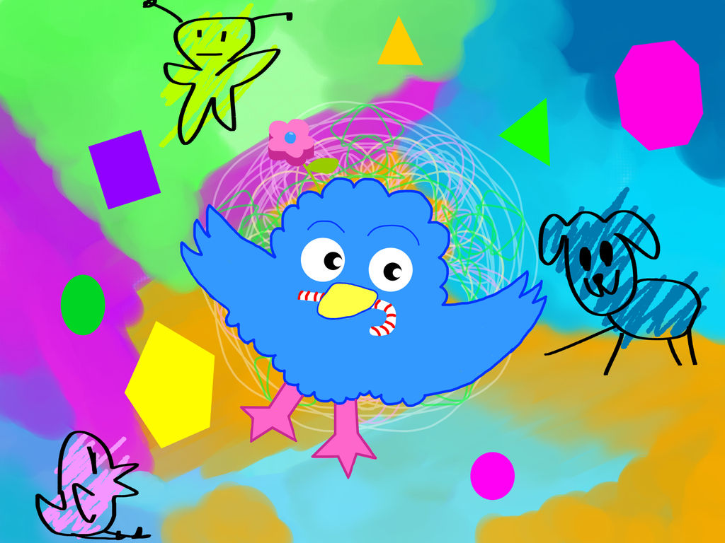 pix Noggin Logo Bird zee the bird by thejfluffy on deviantart