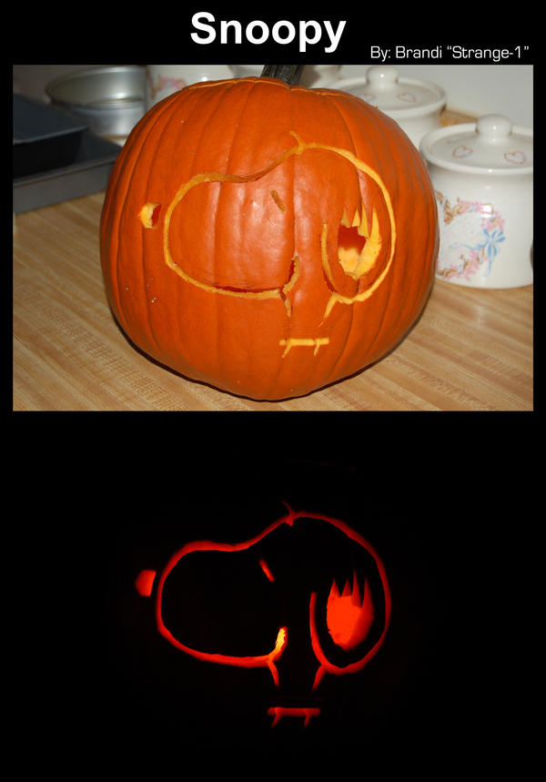 Snoopy Jackolantern by brandimillerart on DeviantArt