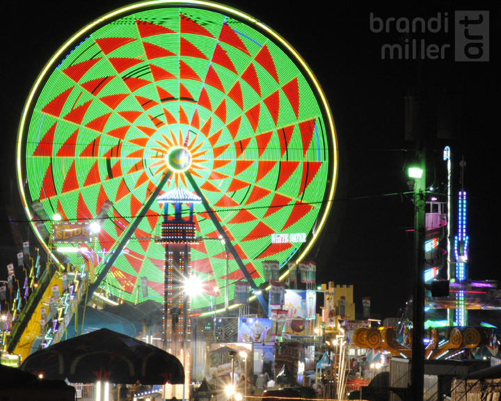The Ferris Wheel by brandimillerart