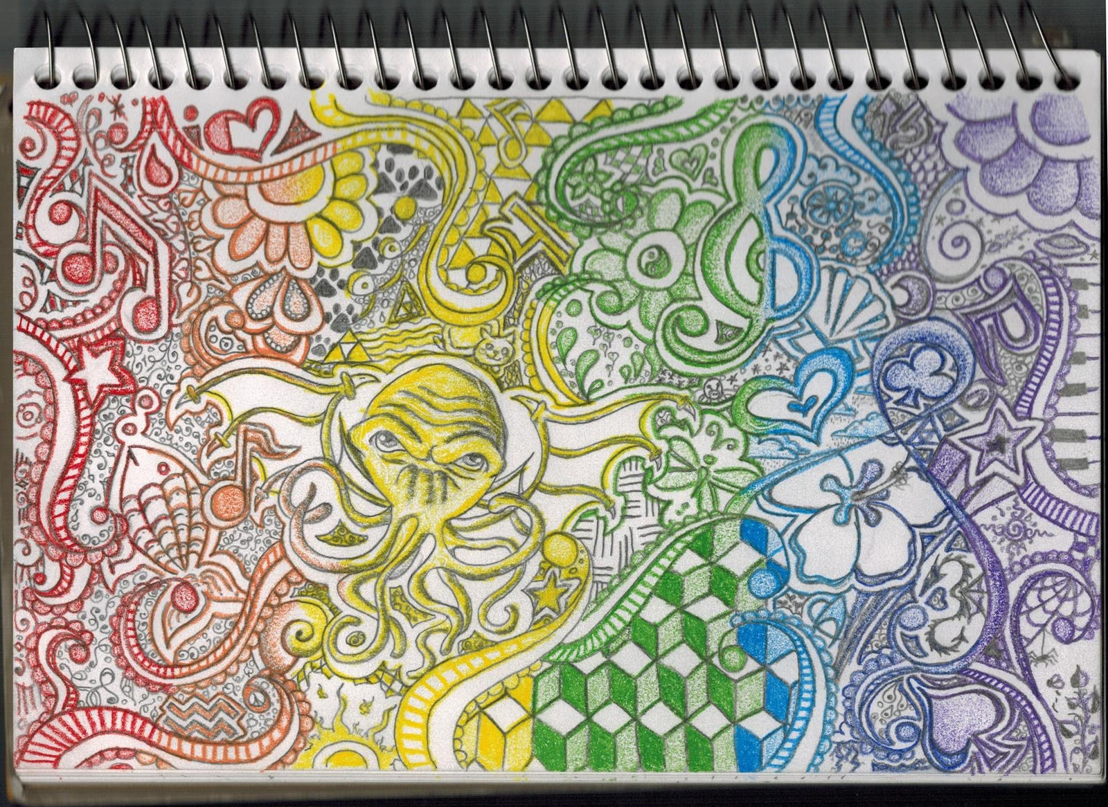 Rainbow Doodling