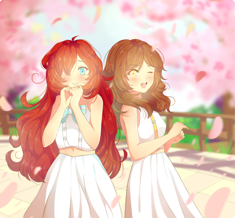 Collab: Spring Angels by Frappe7 on DeviantArt