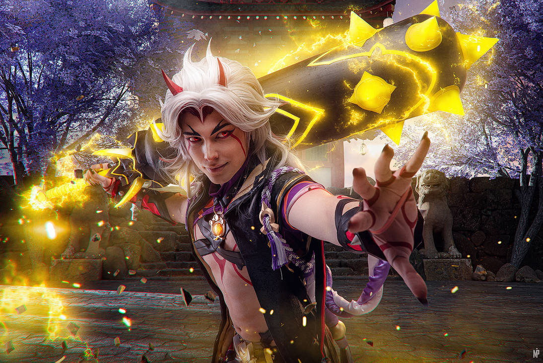 Arataki Itto Genshin Impact by Kotincos on DeviantArt