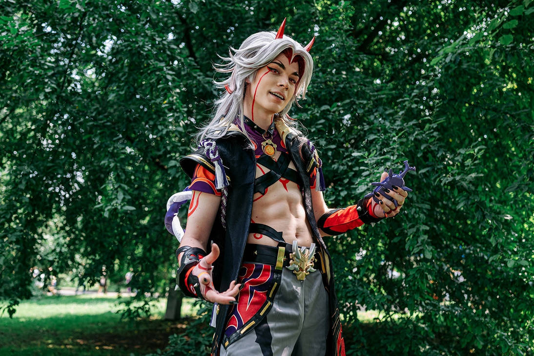 Arataki Itto Genshin Impact by Kotincos on DeviantArt