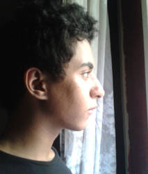 Looking out the window