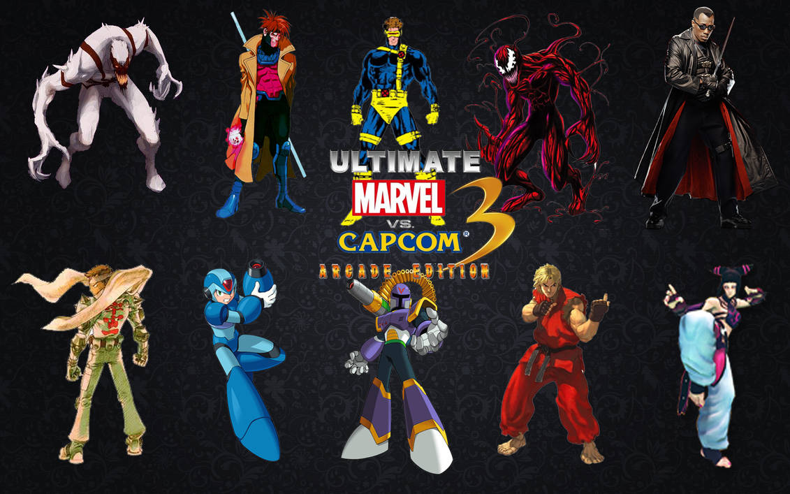 Ultimate MVC3 Arcade Edition: Characteres by Gaaracapo111 on DeviantArt