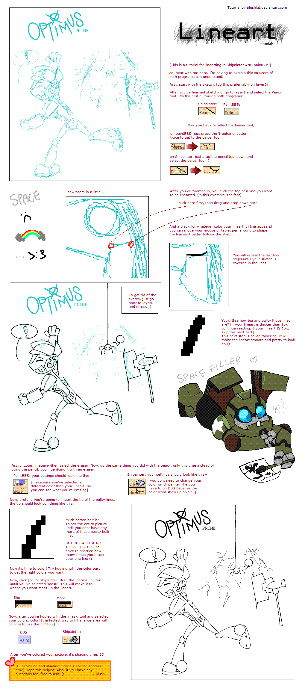 Lineart tutorial