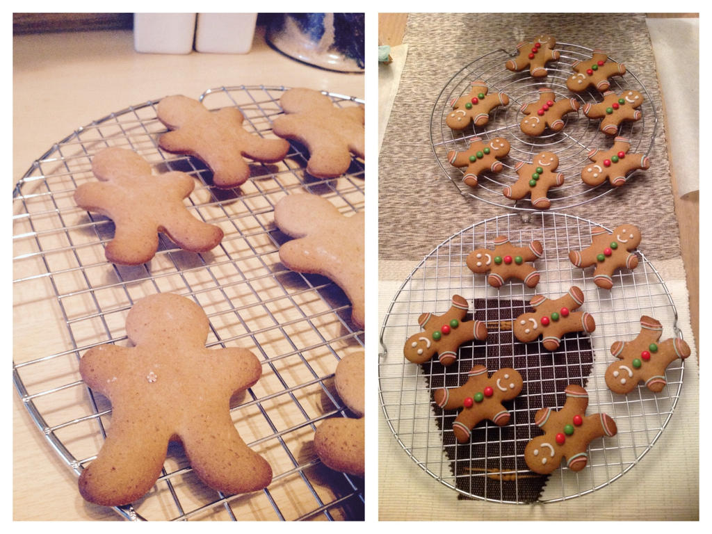 Gingerbread men cookies