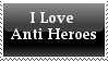 I Love Anti Heroes stamp