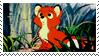 Disney The Fox + The Hound Stamp by TwilightProwler