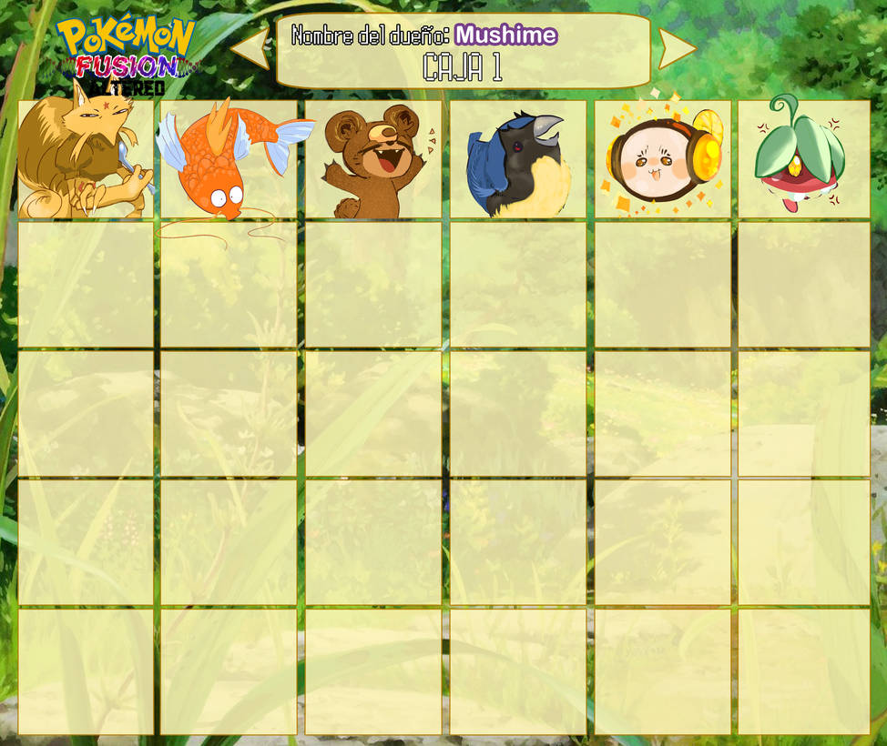 PFA - Caja Almacenamiento - Mushime Box 1 by Kemikeni on DeviantArt