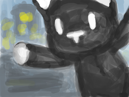 Mr. Mew Painting