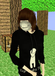 Female IMVU Cry in Mindcraft