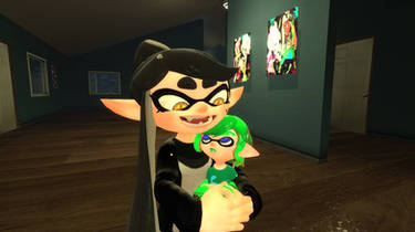 Callie and lil Angelo 