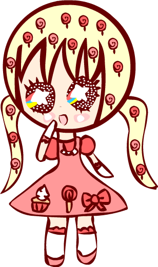 Kawaii Sugary Sweet Pink Lolita Chibi