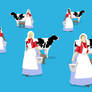 Eight Maids A-Milking