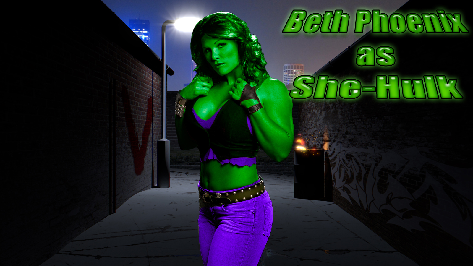 Beth Phoenix as SHE-HULK wp