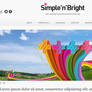 Simple n Bright Free WordPress Theme