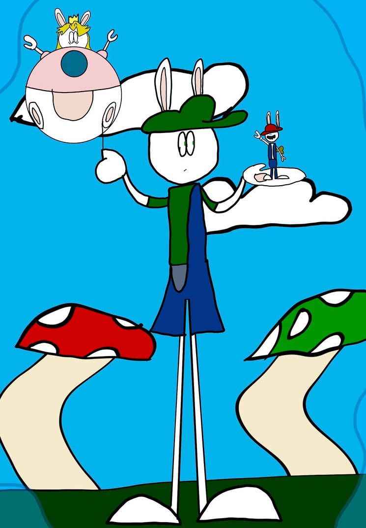 Super rabbid brothers Wonder by mariocuphead on DeviantArt