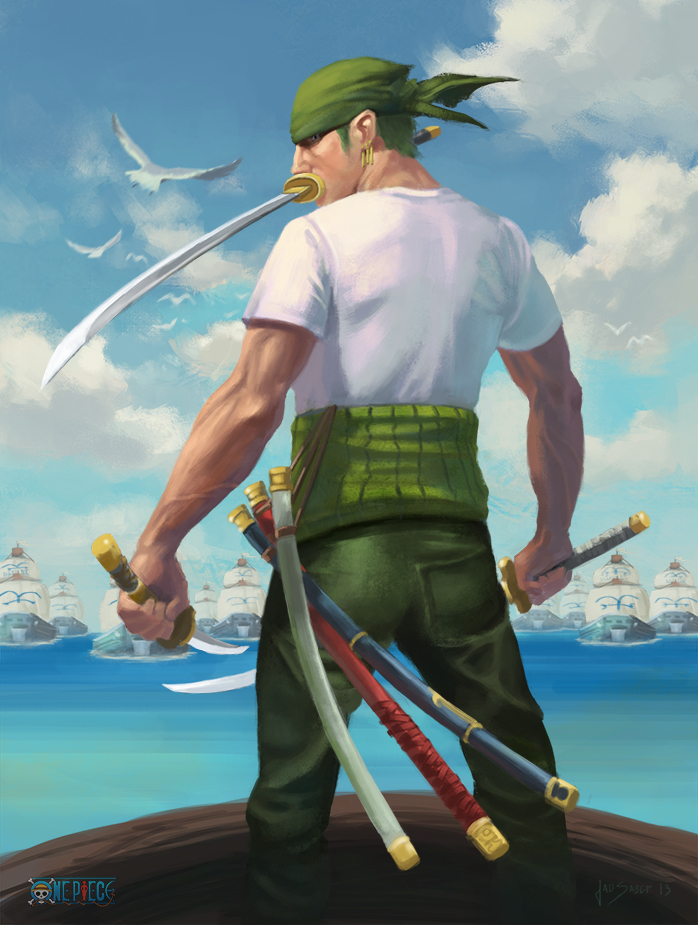 Roronoa zoro, Digital Art