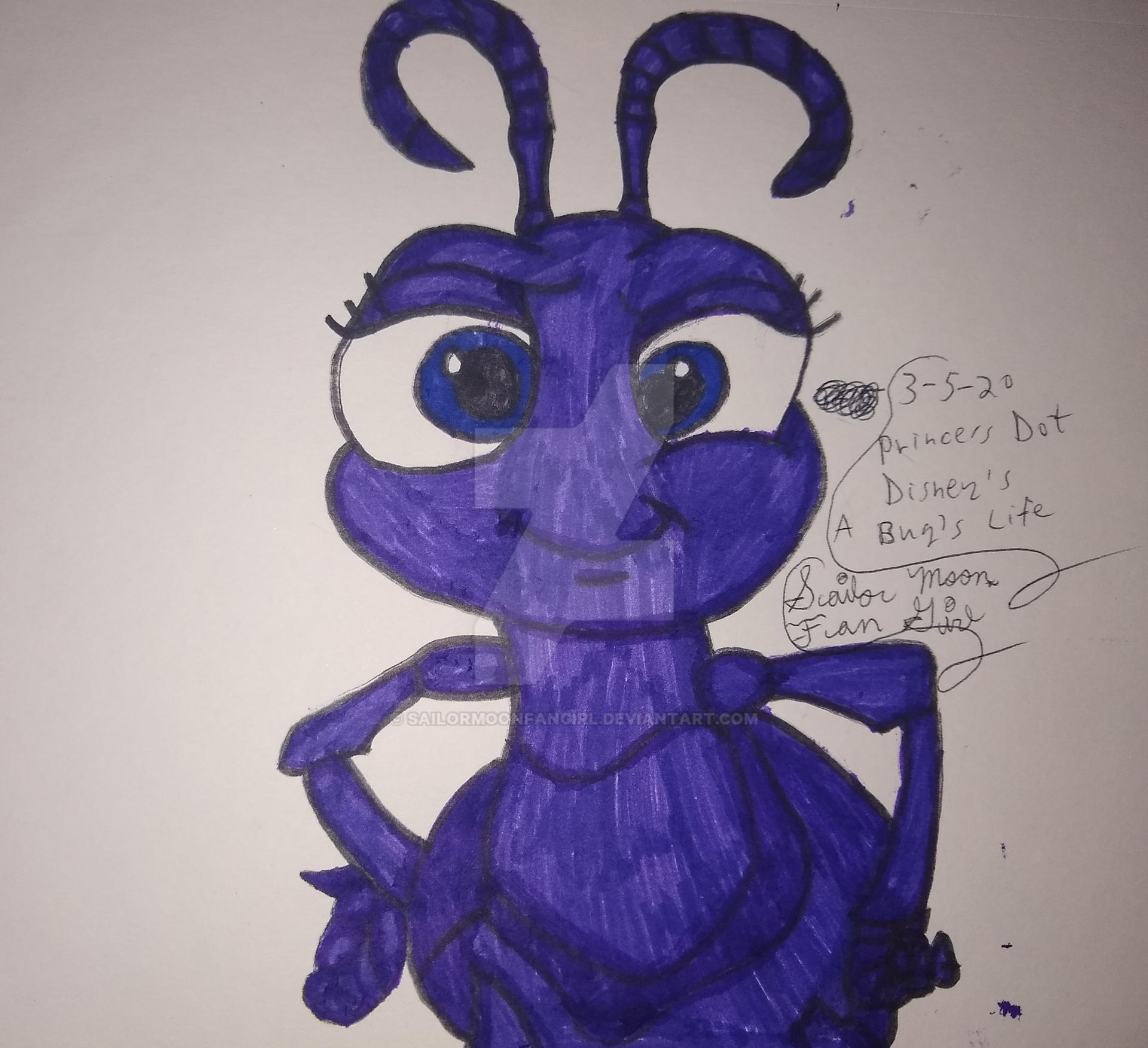 Disney's A Bug's Life Princess Dot by SailorMoonFanGirl on DeviantArt
