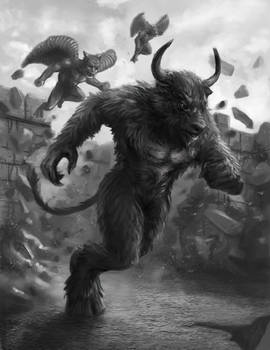 Explore the Best Minotaur Art | DeviantArt
