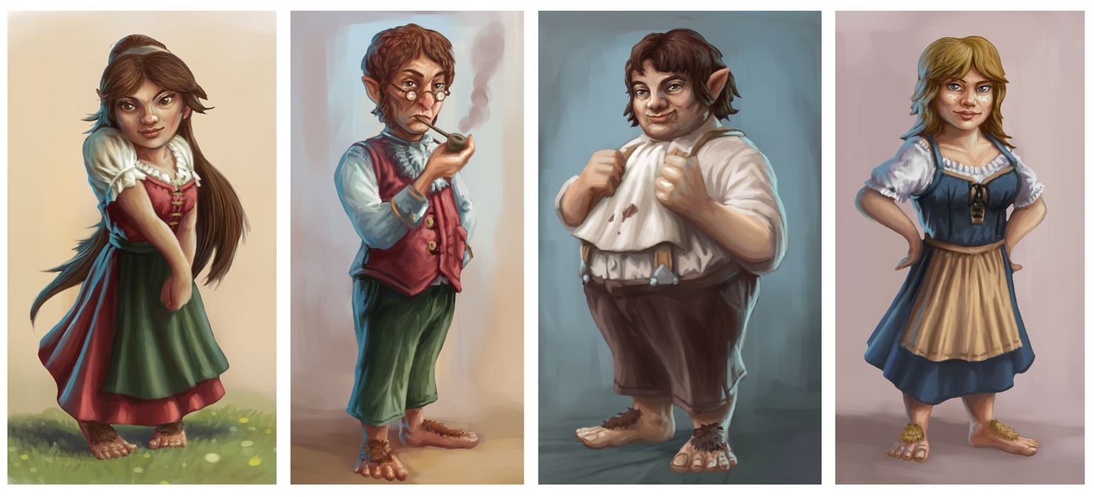 Halfling Riding A Rabbit Halflings by joeshawcross on DeviantArt