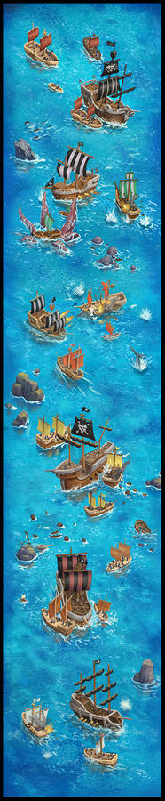 Pirate Game Board