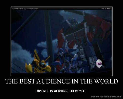 (TFP Motivational) Autobot Audience