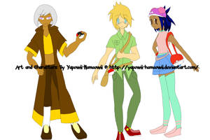 Main Characters From Pokemon Master SINVER (OLD)