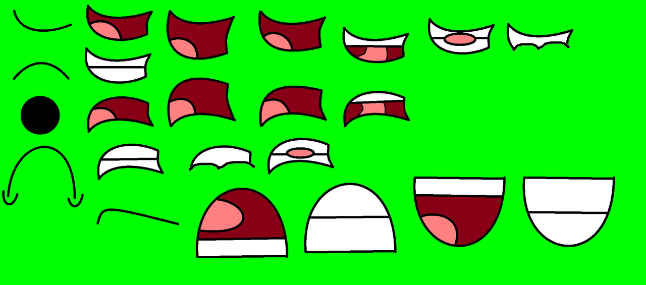Bfdi Mouth Closed Mouth Smile Bfdi Assets Mouth Free Transparent