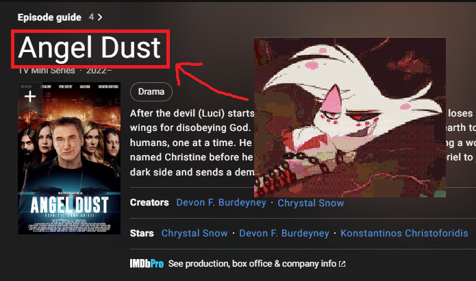 Angel Dust Reference (Name soundalikes meme) by UkrArchive24 on DeviantArt Angel Dust Reference (Name soundalikes meme) by UkrArchive24 on DeviantArt