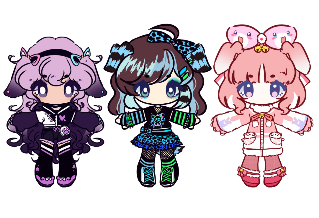 Plus Size Inumimi 0/3|160-200 pts|Inumimi/Puppy gals adoptables OPEN by tunesan on DeviantArt