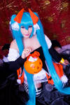 Trick or treat? Happy Halloween Hatsune Miku by YamiAyanami