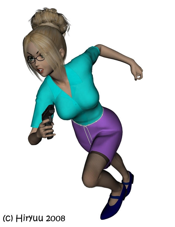 Mari 3D test render by DamselHunterHiryuu on DeviantArt