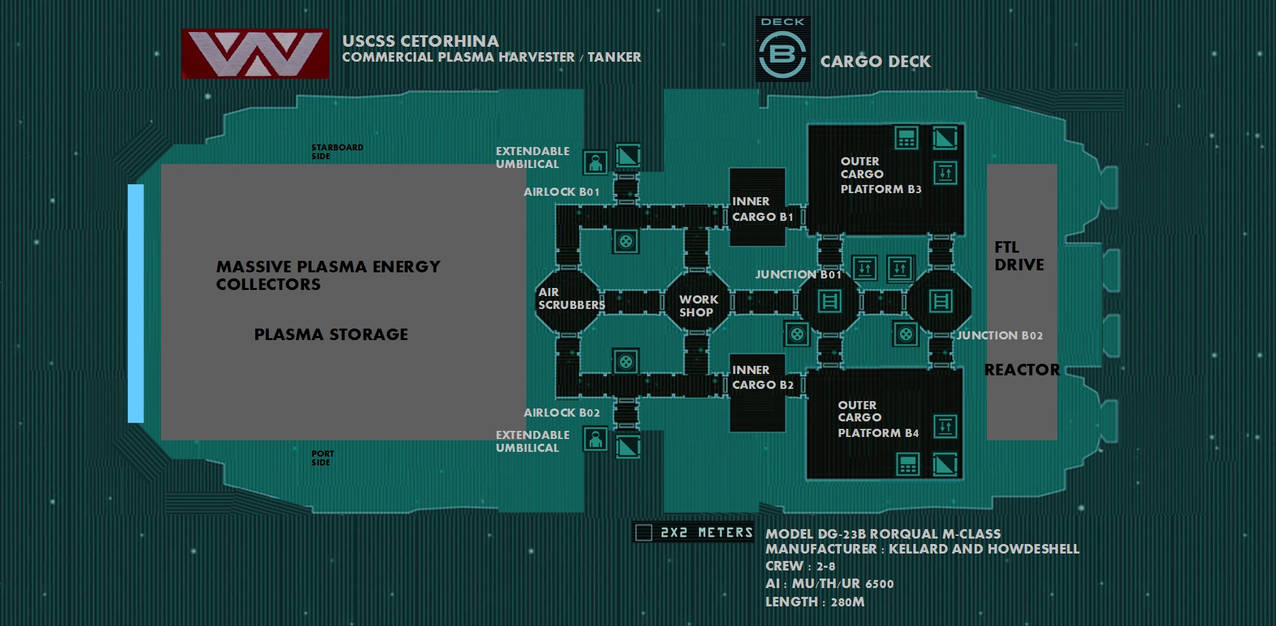 USCSS Cetorhina Deck B by ArthurDallas on DeviantArt