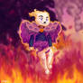 Purple Fire Angel