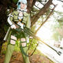 Sinon from SAO cosplay - Ready for action