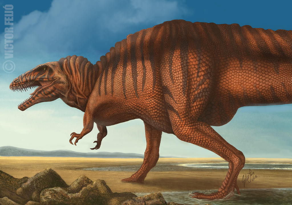 Acrocanthosaurus by victorfeijo on DeviantArt
