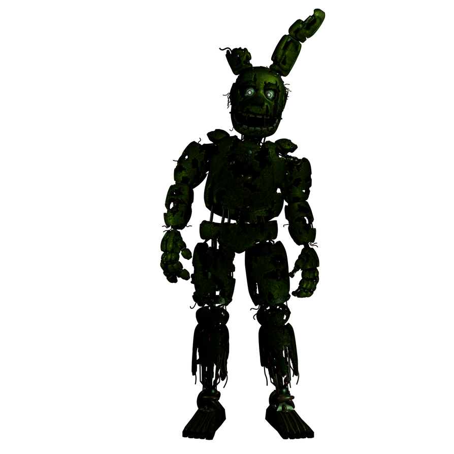 Spring Trap Render Simple Springtrap render by Electricspark3D on DeviantArt