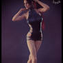 Black Leather Photoshoot - Frontal Shot