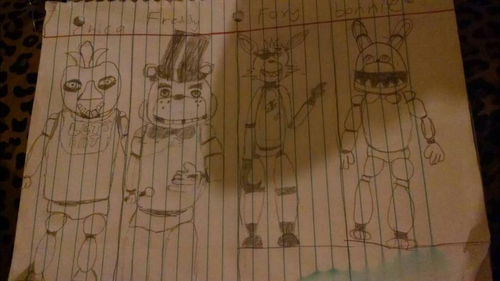 Five Nights 1 Drawing By Double007Games On DeviantArt