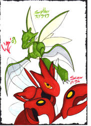 Scyther 'n Scizor