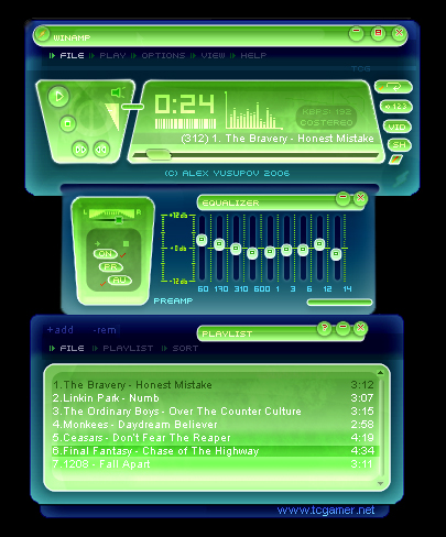 TCG Winamp Skin by Br4xis on DeviantArt