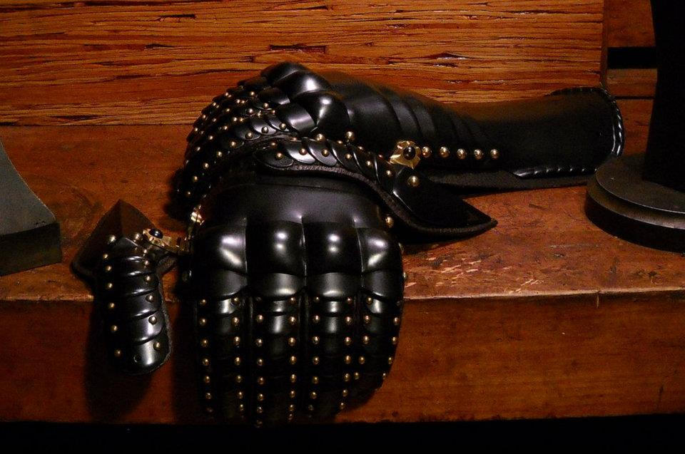 Rustling Gauntlets Rust Blued Gauntlets by ClelandWeller on DeviantArt